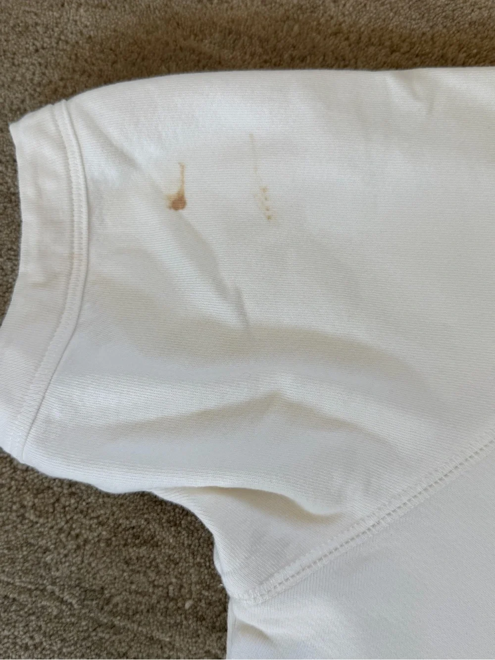 Clare V x Gjusta ‘Liberez Les Sardines’ cotton shirt sleeve sweatshirt - Picture 6 of 7